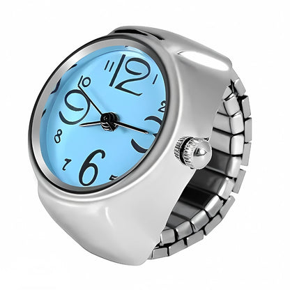 Stylish Watch Ring - Unique Adjustable Jewelry Timepiece for Women